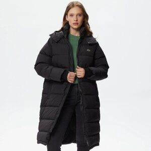 LACOSTE - Unisex - Black Down Puffer Reversible - Size XL